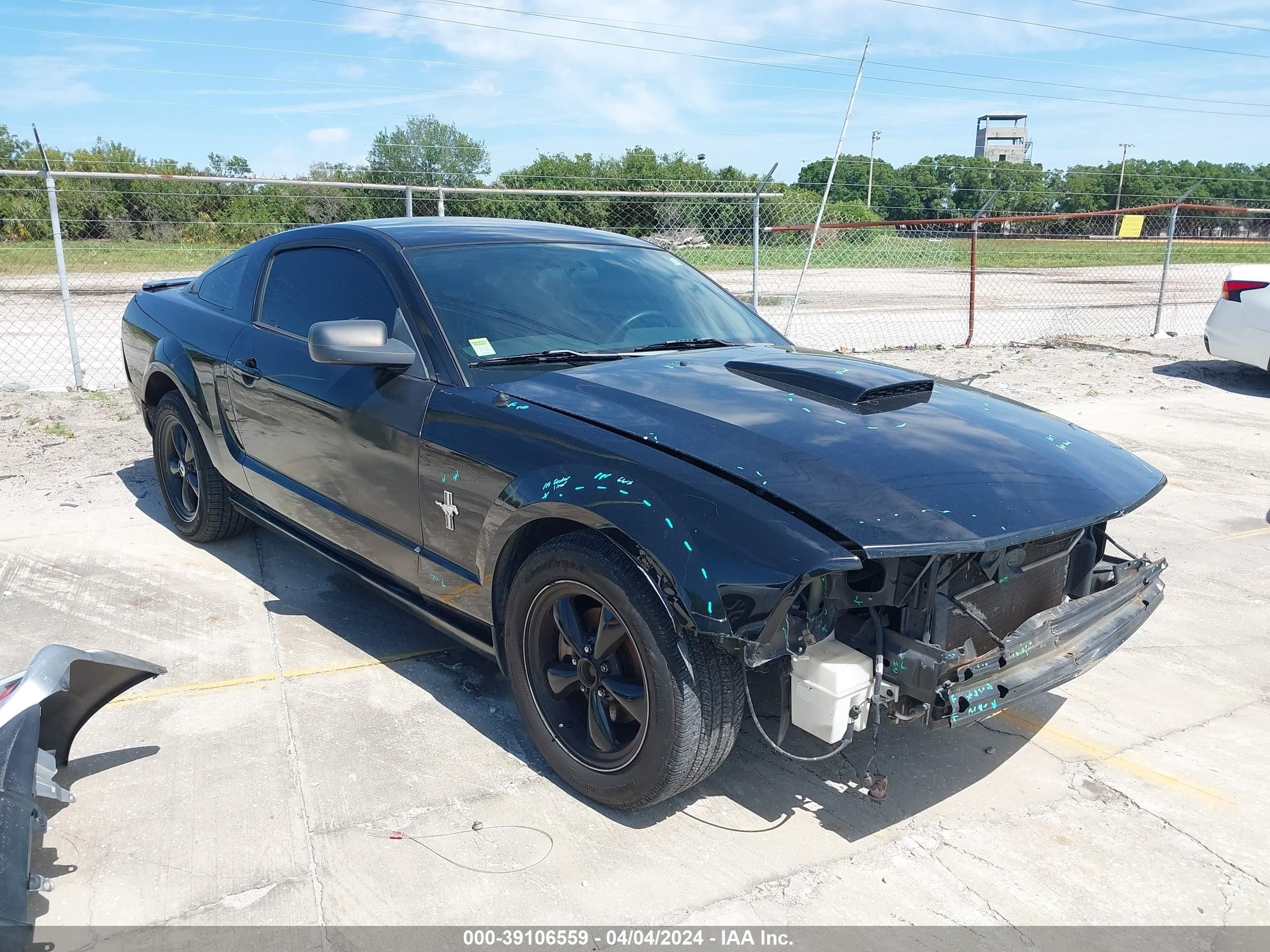 ford mustang 2007 1zvft80n975274027