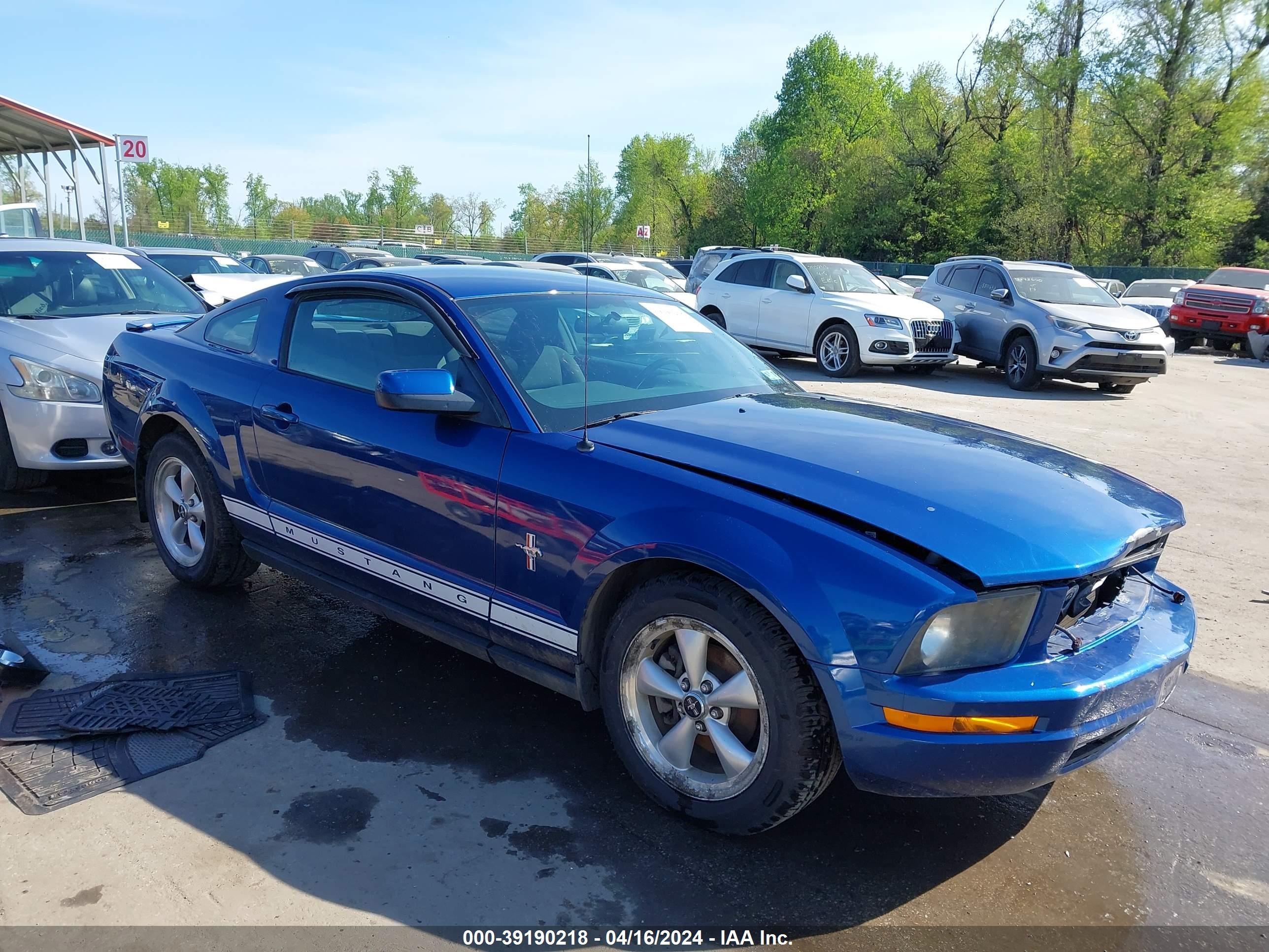 ford mustang 2007 1zvft80n975345923