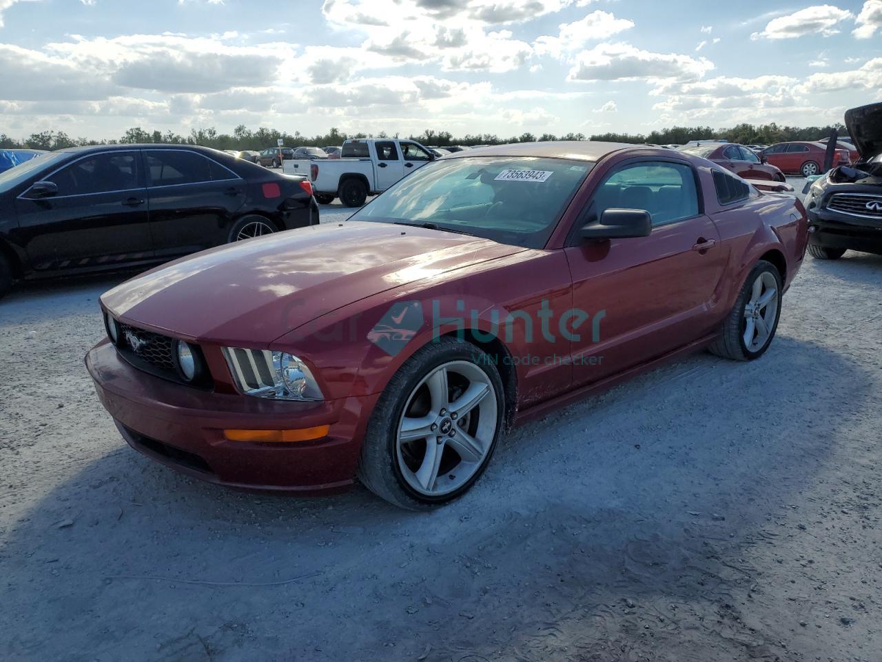 ford mustang 2005 1zvft80nx55134212