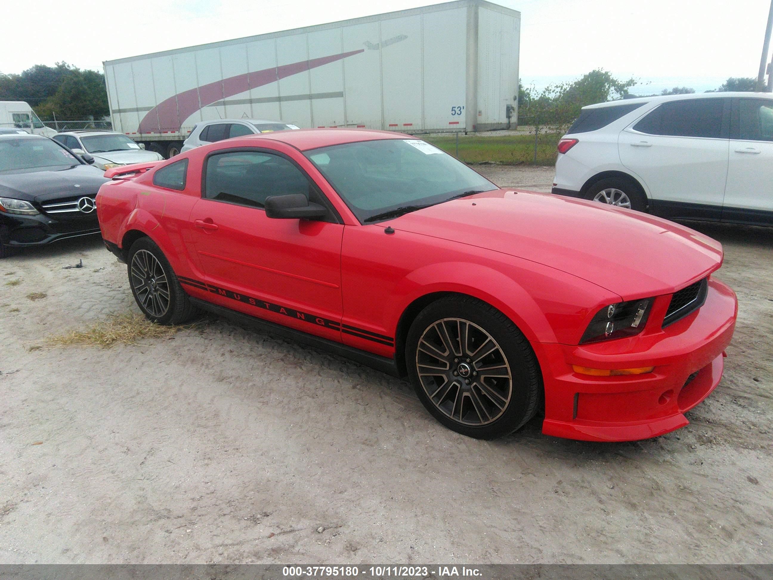 ford mustang 2007 1zvft80nx75228724