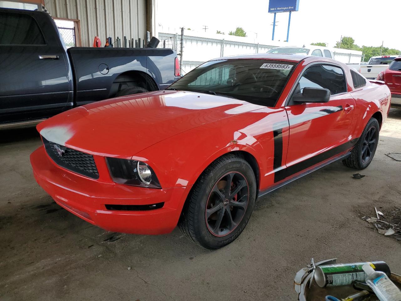 ford mustang 2007 1zvft80nx75315300