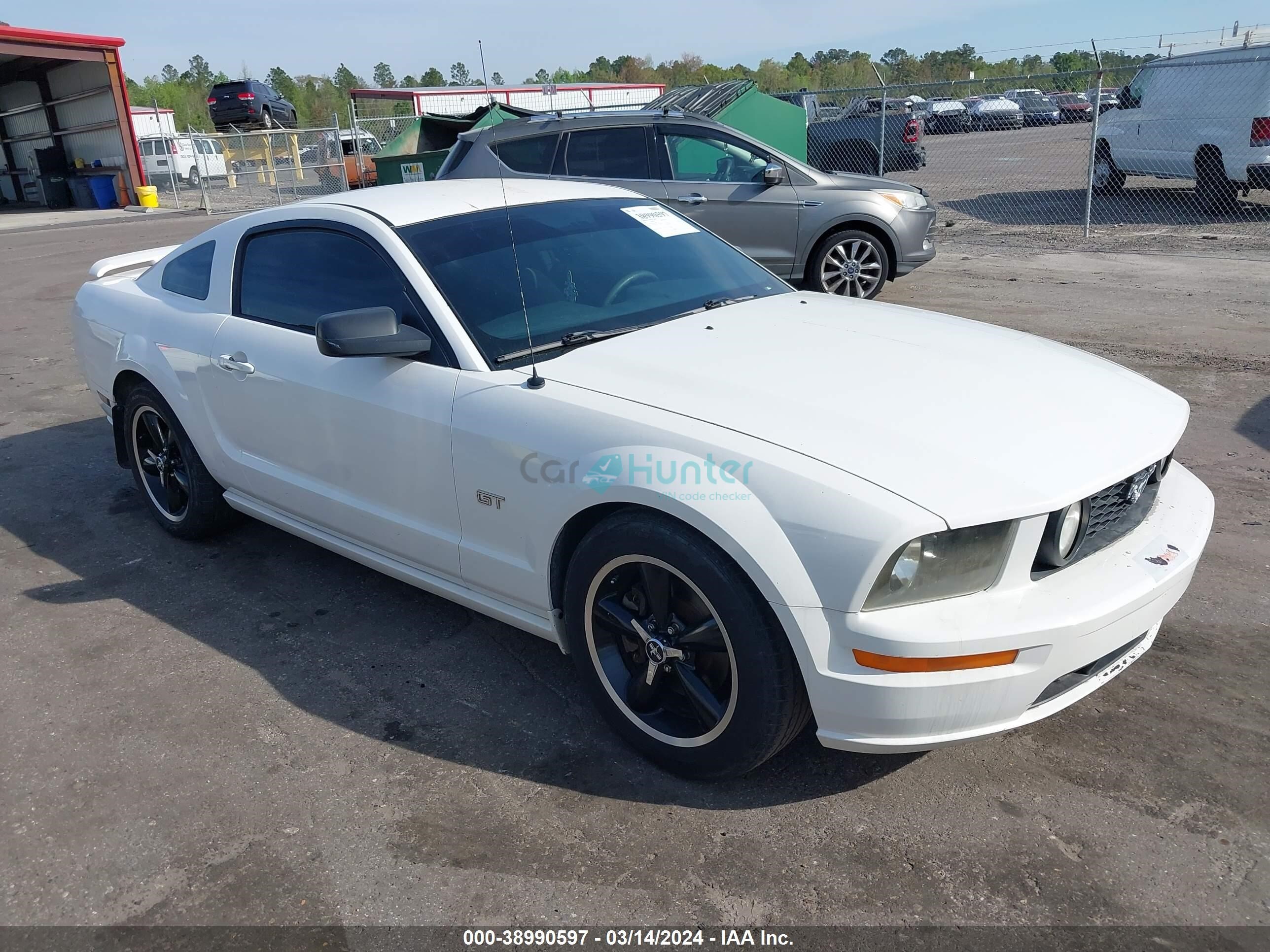ford mustang 2007 1zvft82h075234488