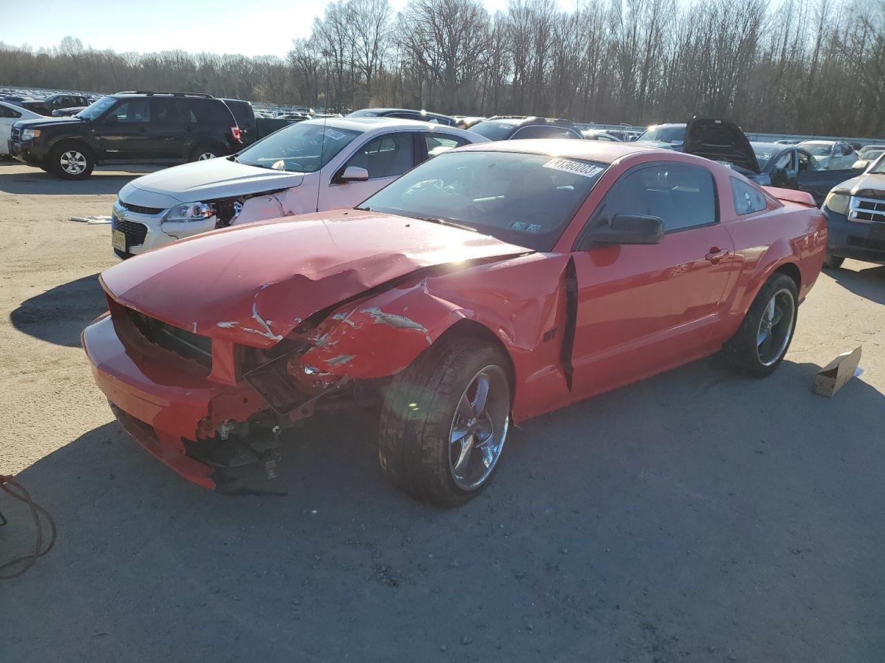 ford mustang 2006 1zvft82h165191410