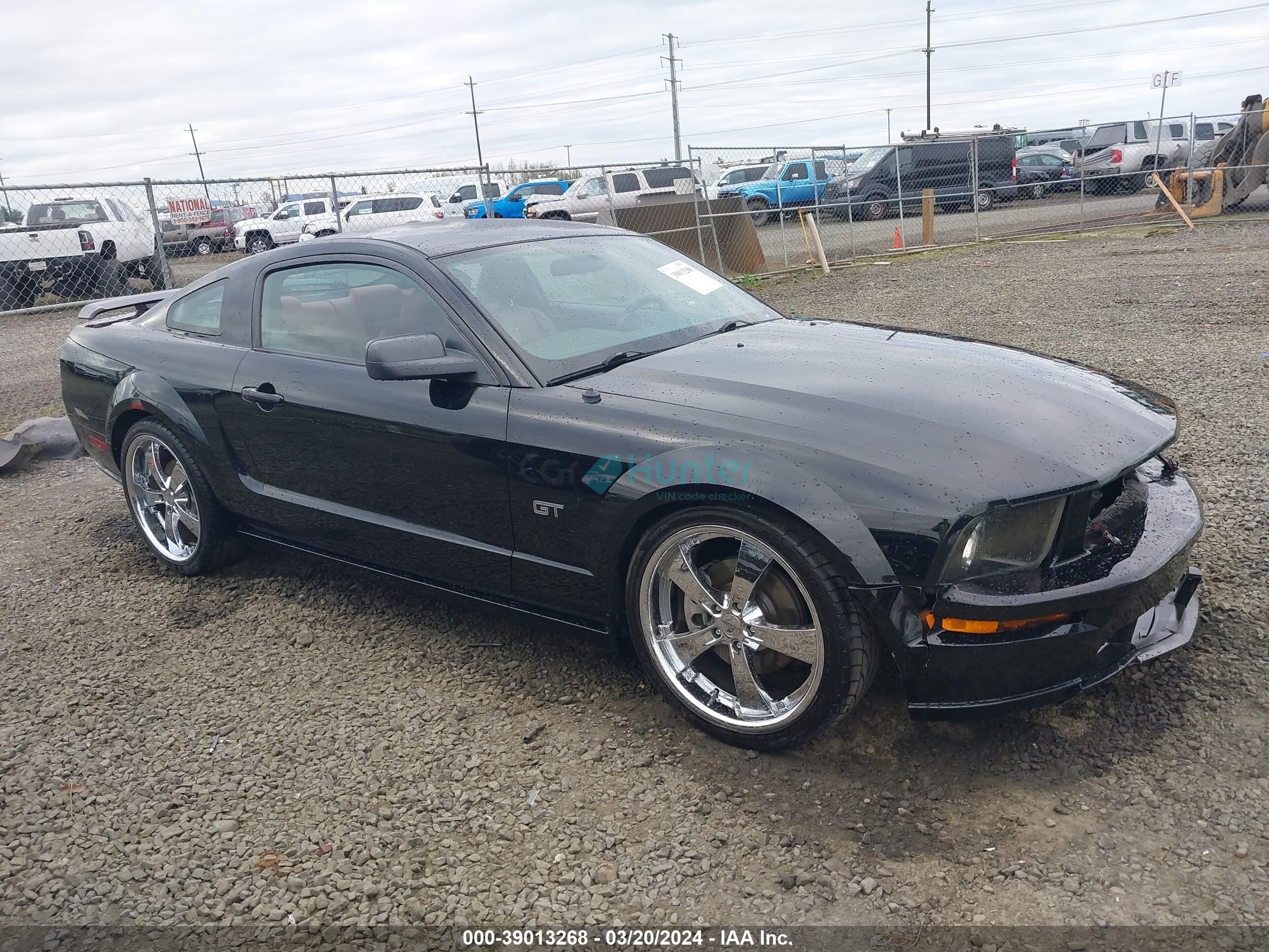 ford mustang 2006 1zvft82h365191506