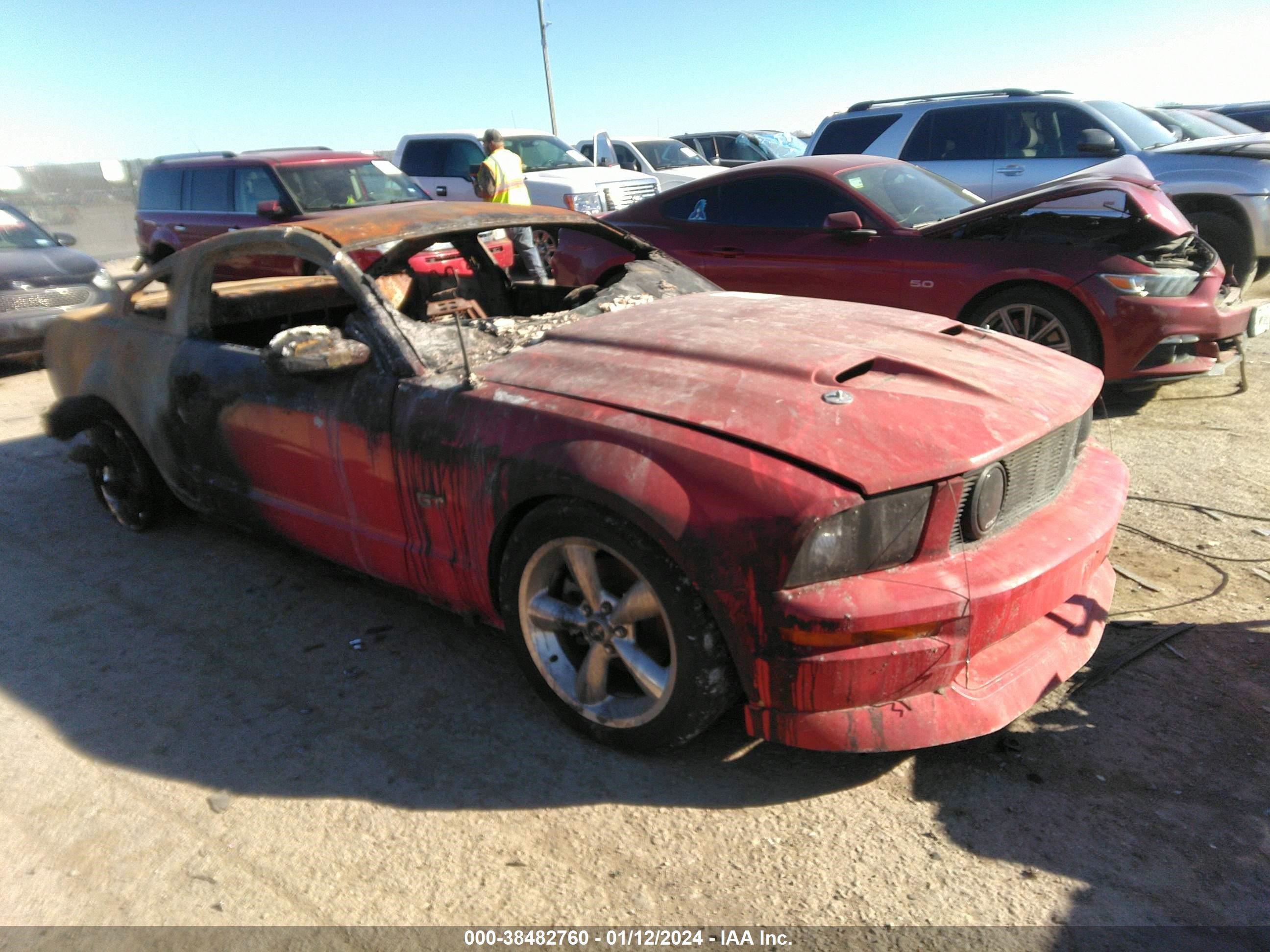 ford mustang 2006 1zvft82h365227825