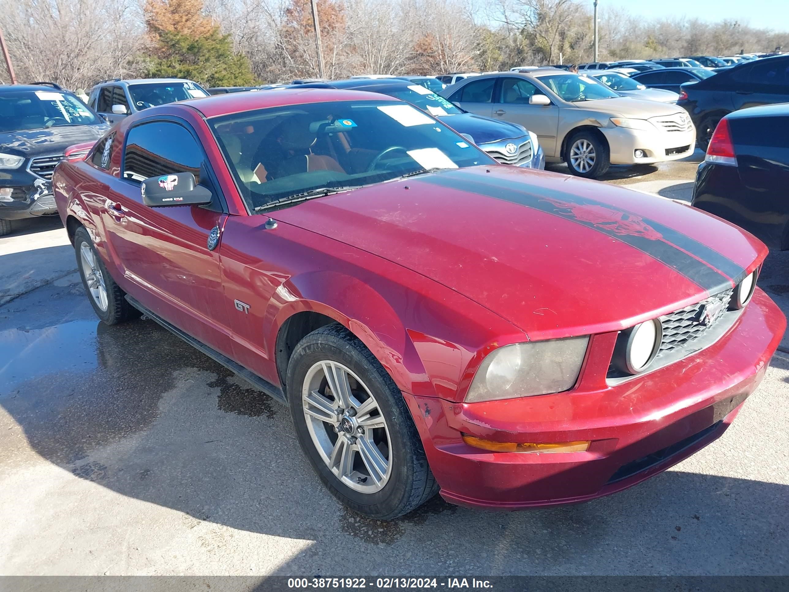 ford mustang 2006 1zvft82h365241238