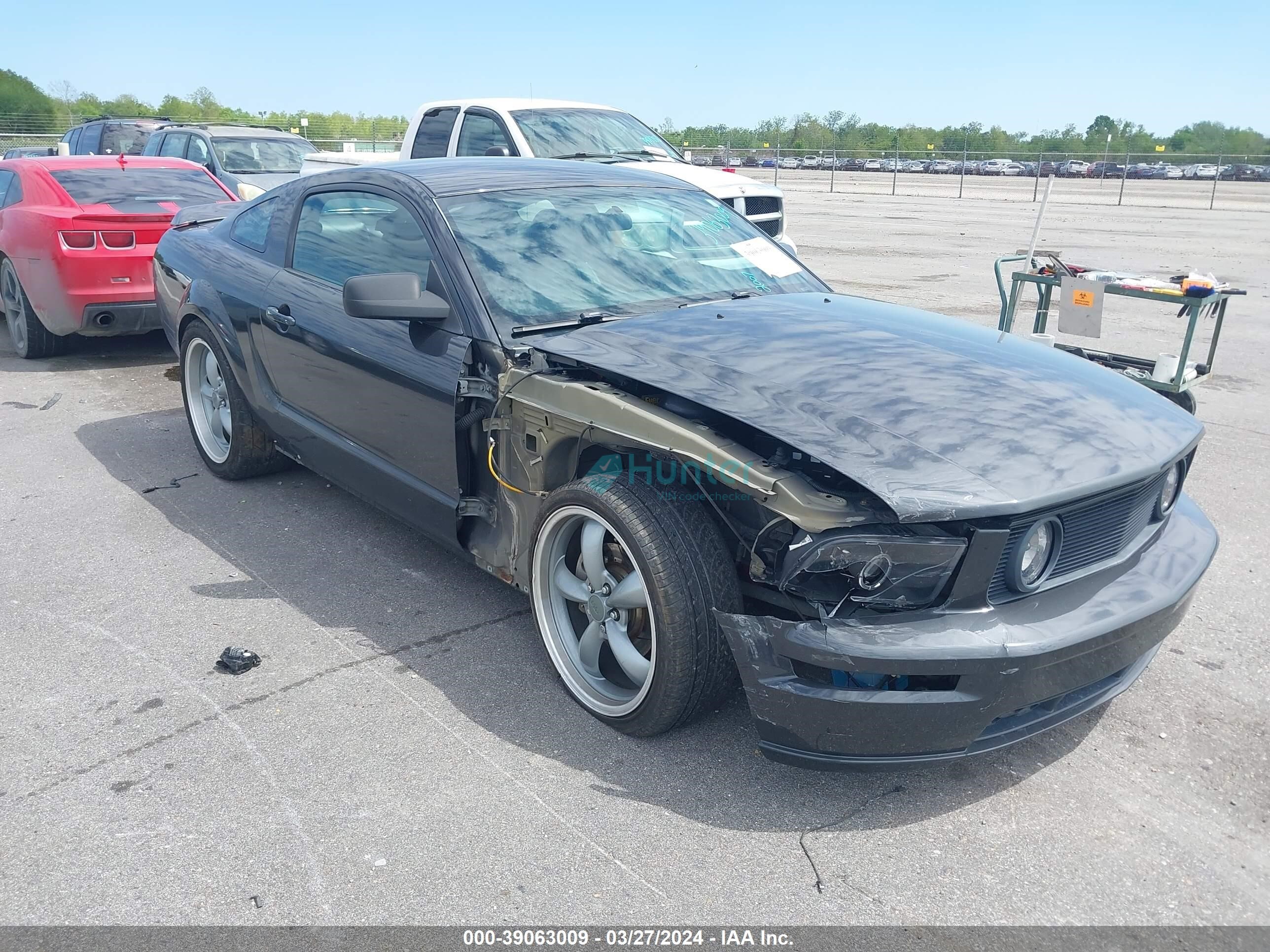 ford mustang 2007 1zvft82h475198787