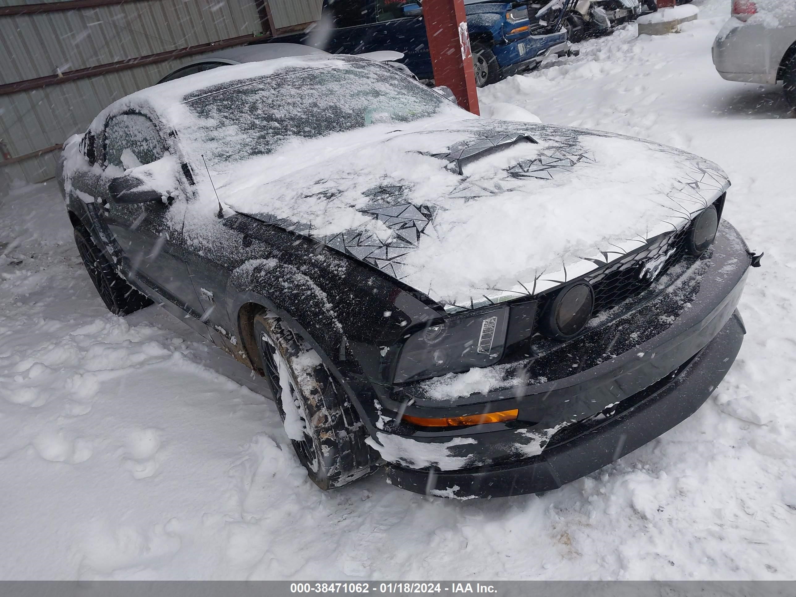 ford mustang 2006 1zvft82h565107928