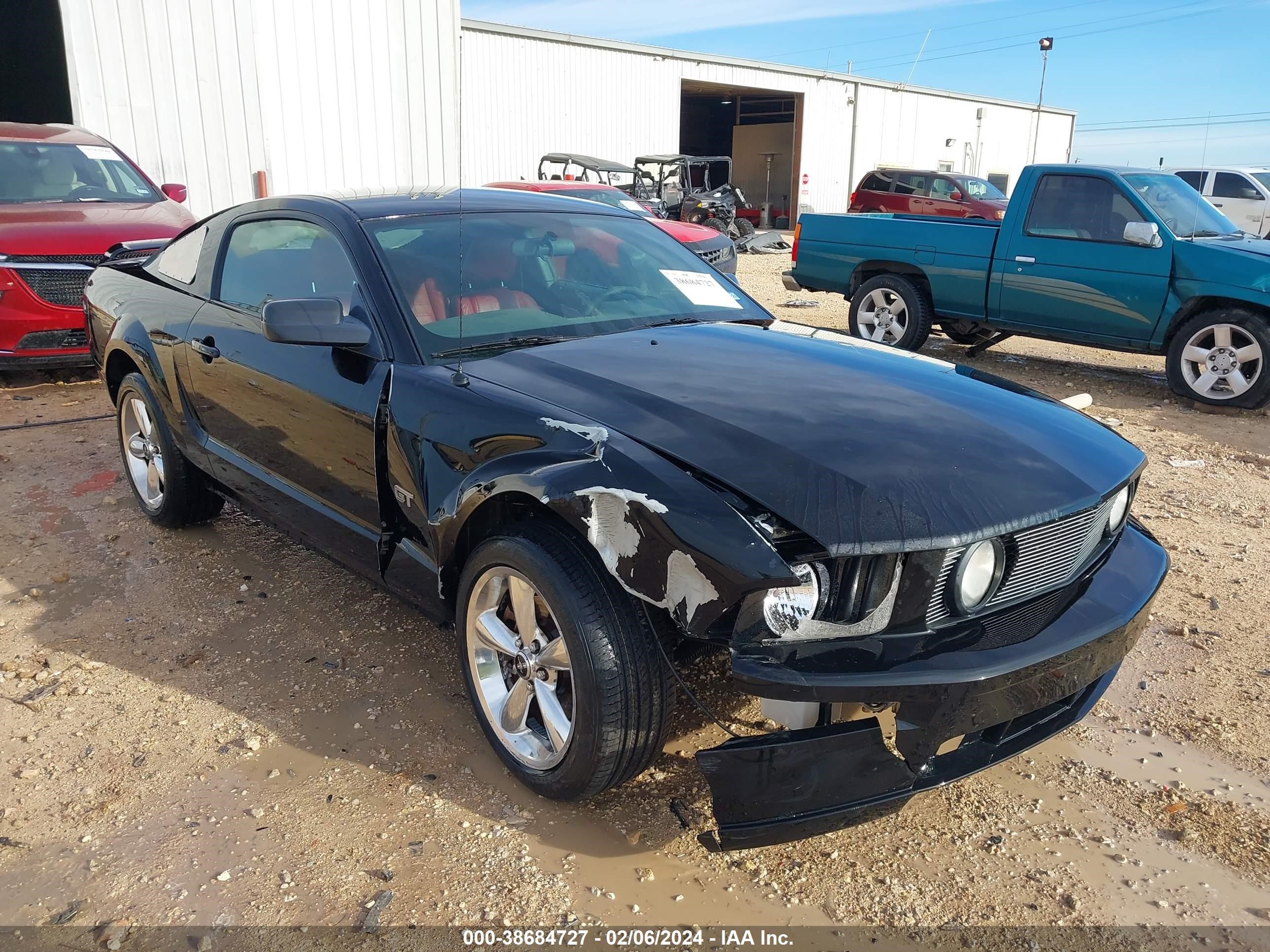 ford mustang 2006 1zvft82h765207108