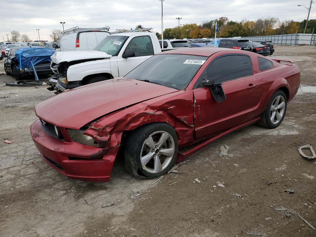 ford mustang 2005 1zvft82h855116380