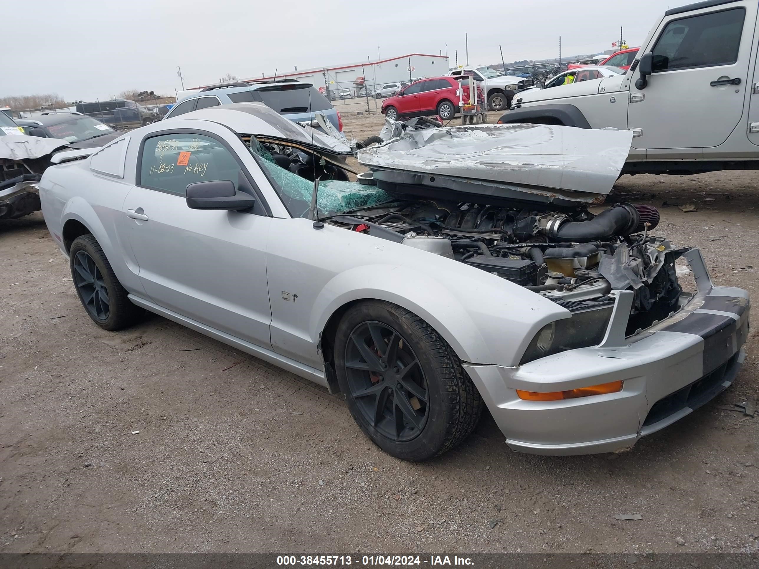 ford mustang 2005 1zvft82hx55147159