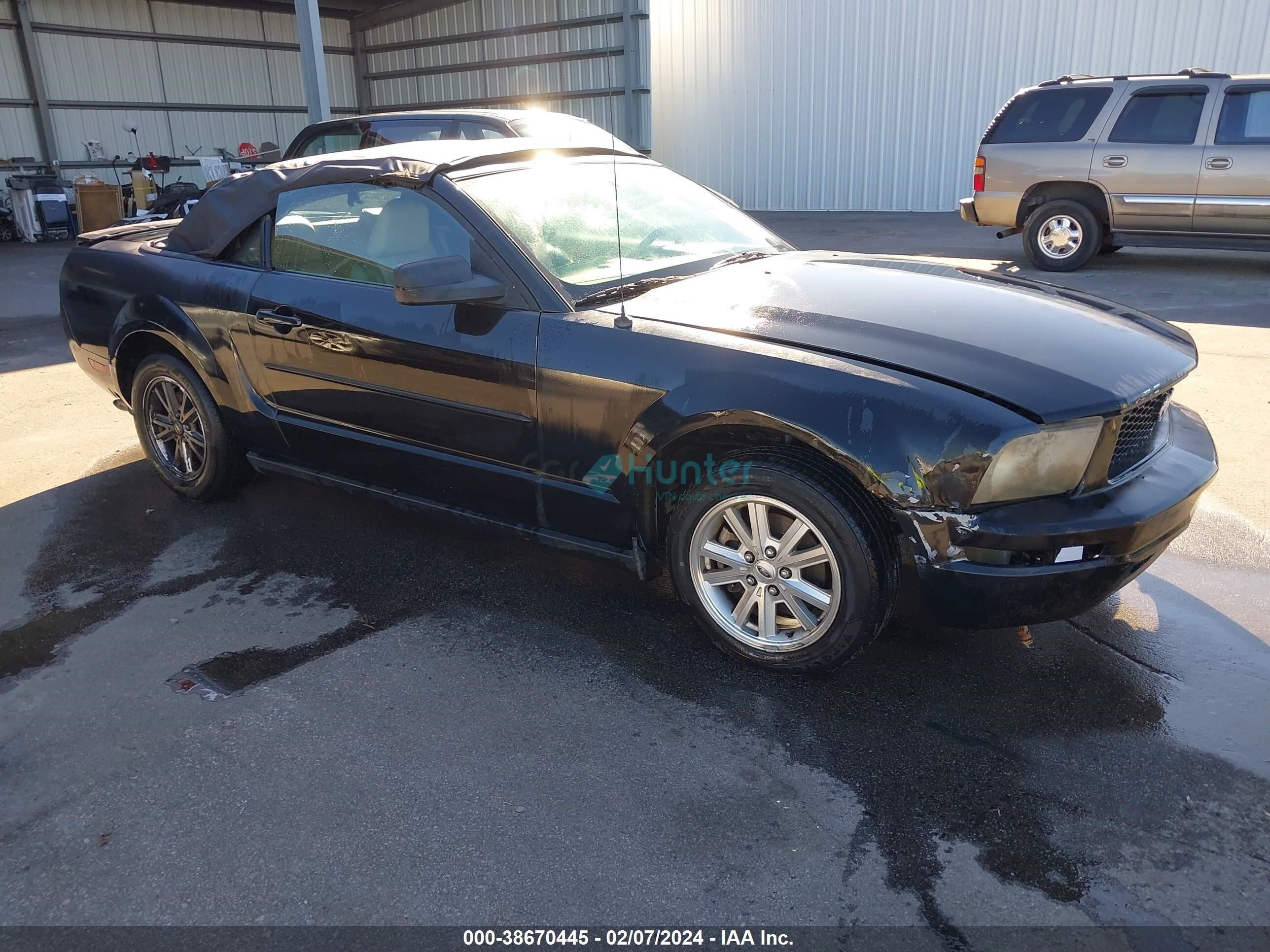ford mustang 2007 1zvft84n075260625
