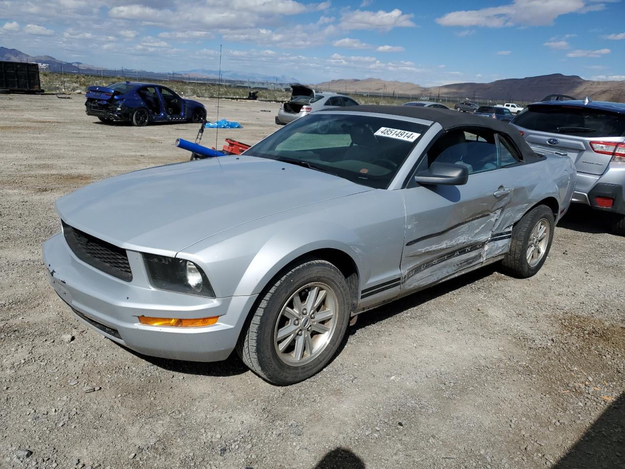 ford mustang 2007 1zvft84n175205956