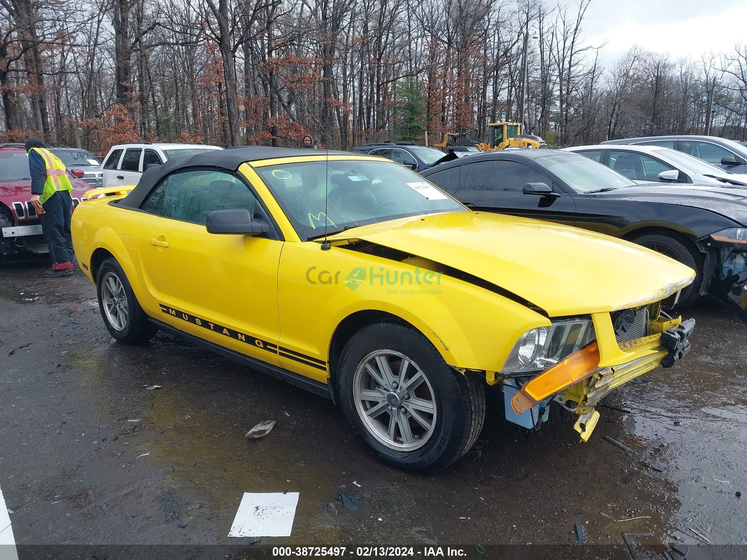 ford mustang 2005 1zvft84n255220723