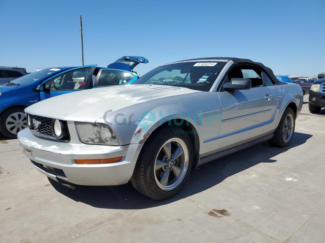 ford mustang 2007 1zvft84n375301510