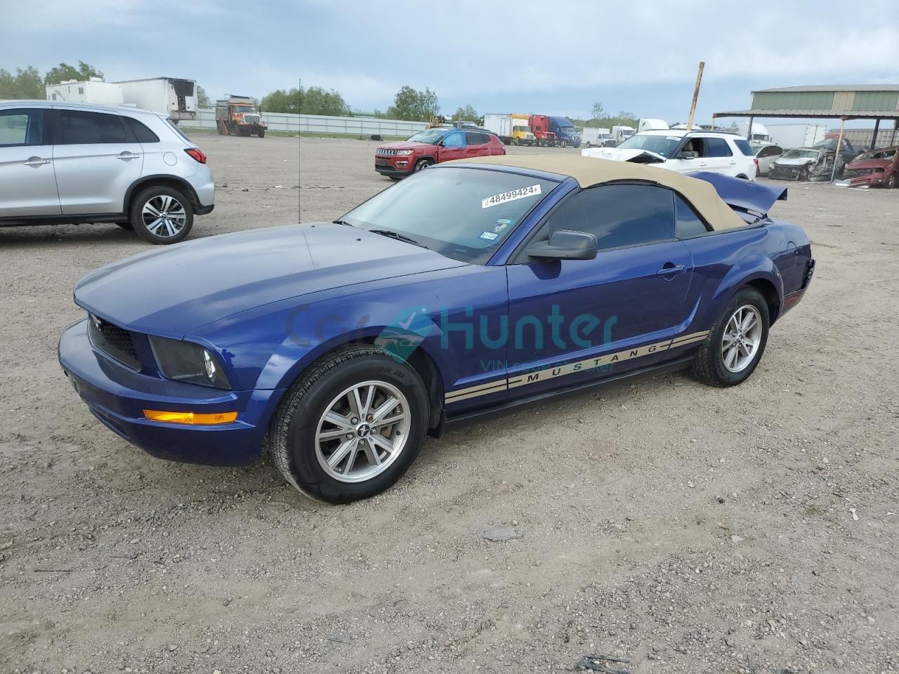 ford mustang 2005 1zvft84n455189491
