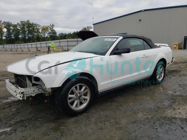 ford mustang 2006 1zvft84n865122412