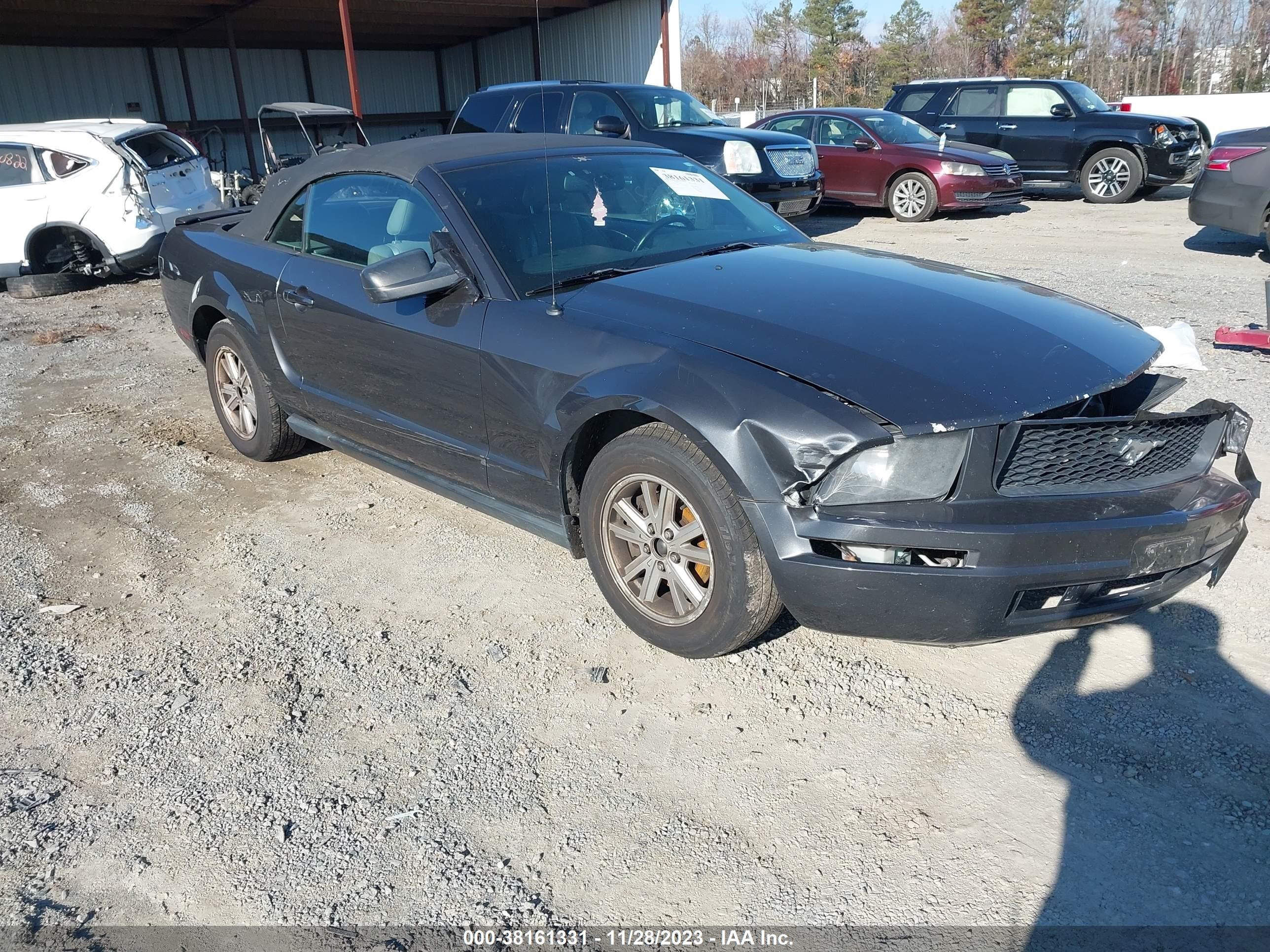 ford mustang 2007 1zvft84n875212354