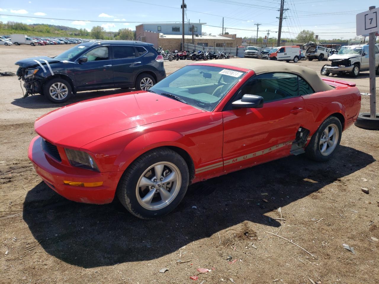ford mustang 2007 1zvft84n875341193