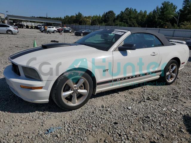 ford mustang gt 2007 1zvft85h175366090