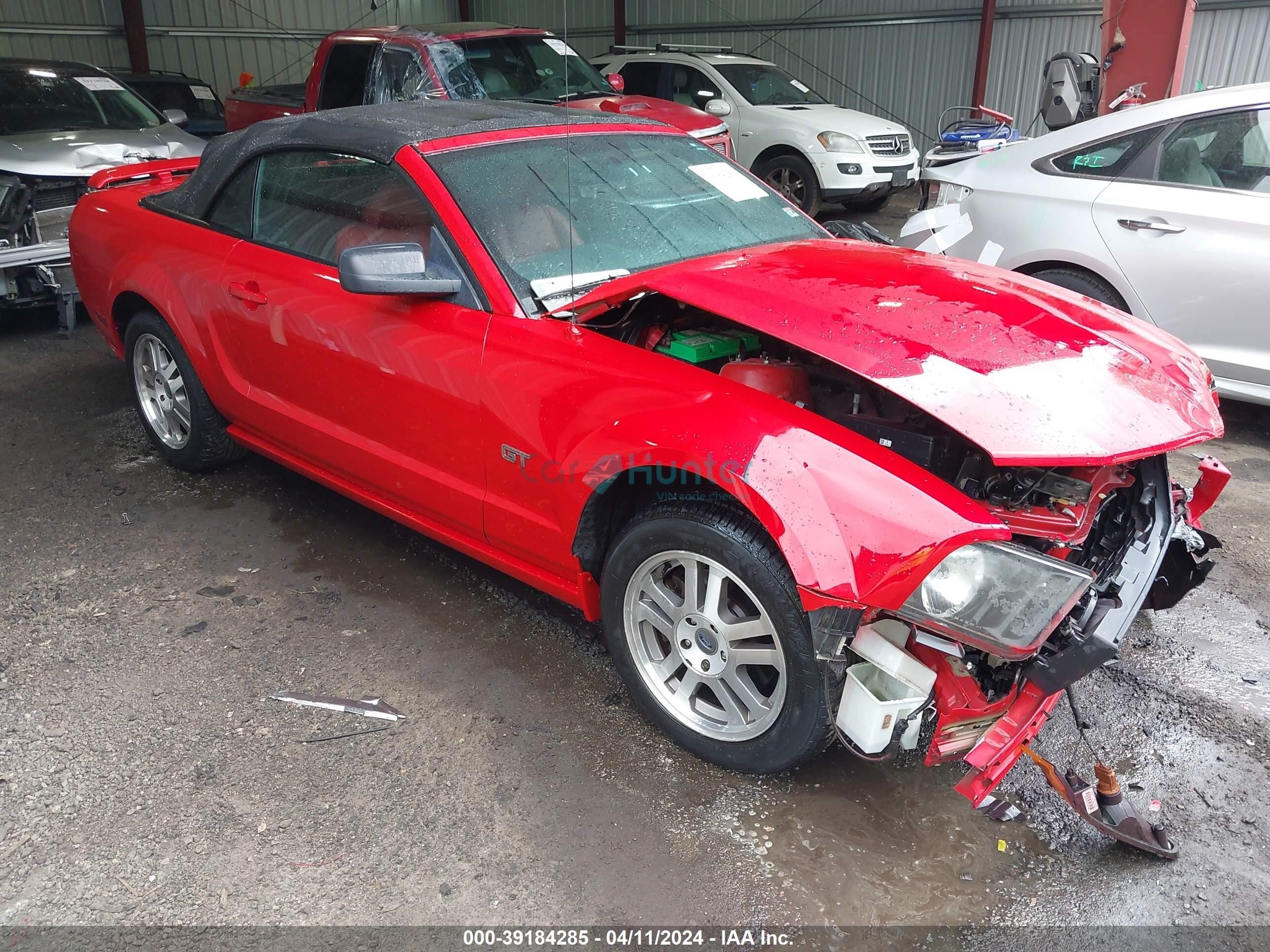 ford mustang 2005 1zvft85h355193217
