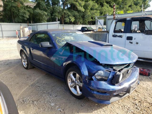 ford mustang gt 2007 1zvft85h375332992