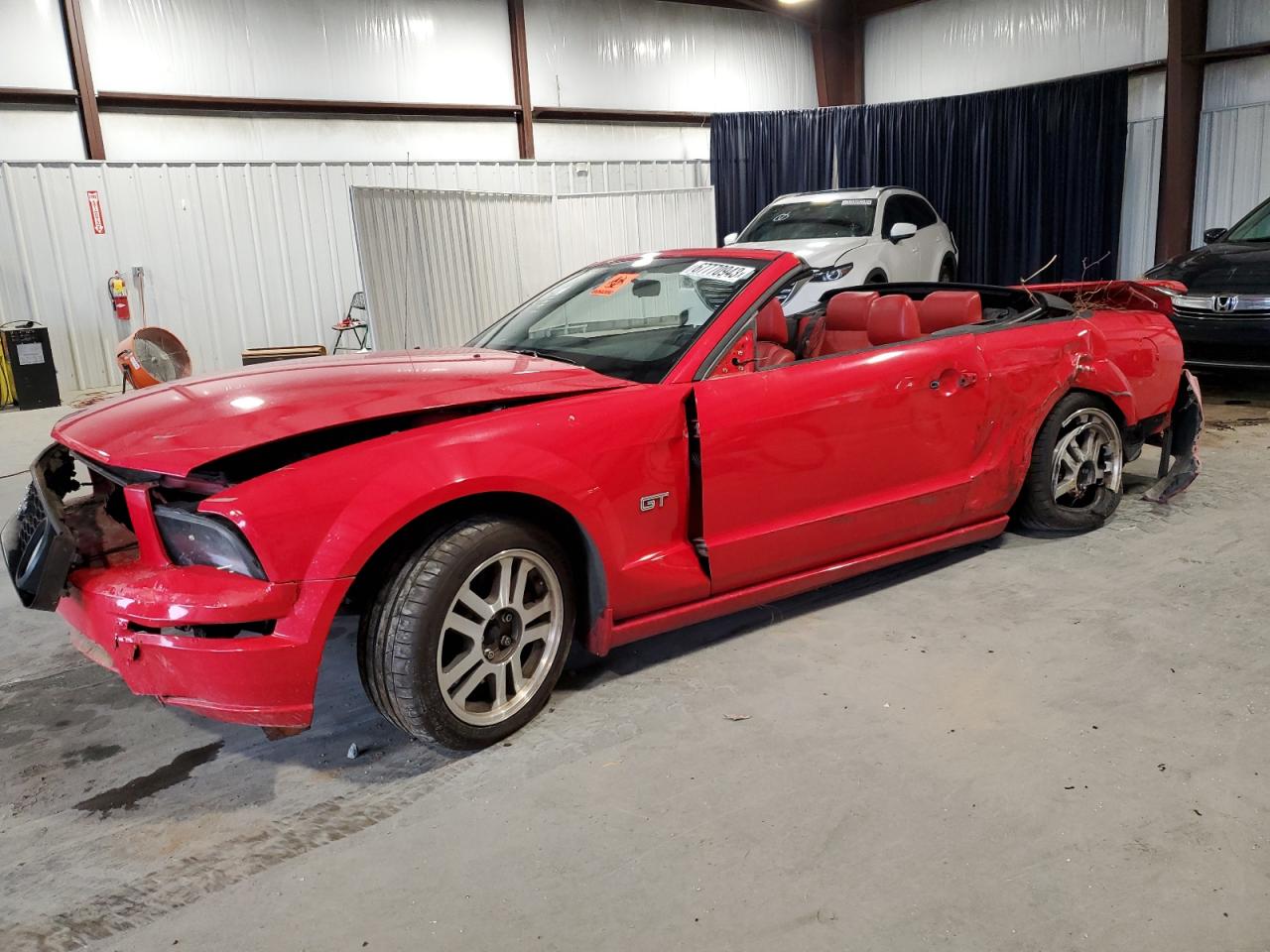 ford mustang 2005 1zvft85h455164387