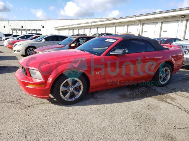 ford mustang 2006 1zvft85h465239526