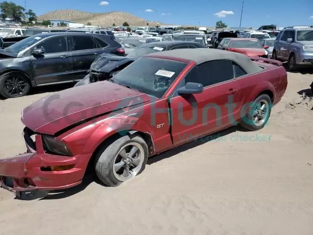 ford mustang gt 2006 1zvft85h965120421