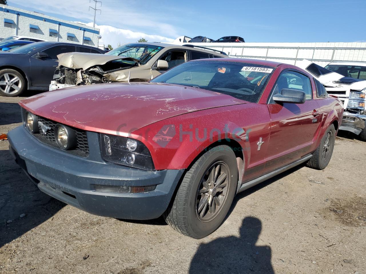 ford mustang 2007 1zvht80n075362232
