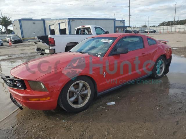ford mustang 2006 1zvht80n165136909