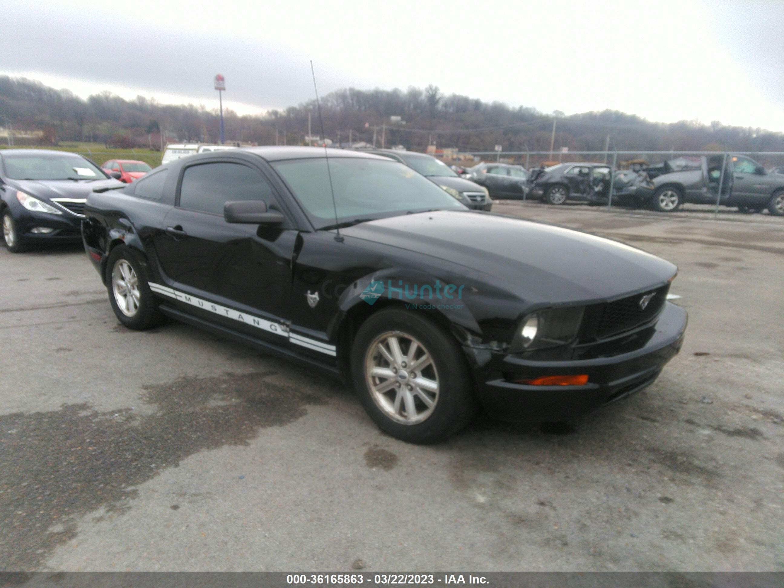ford mustang 2009 1zvht80n195104207