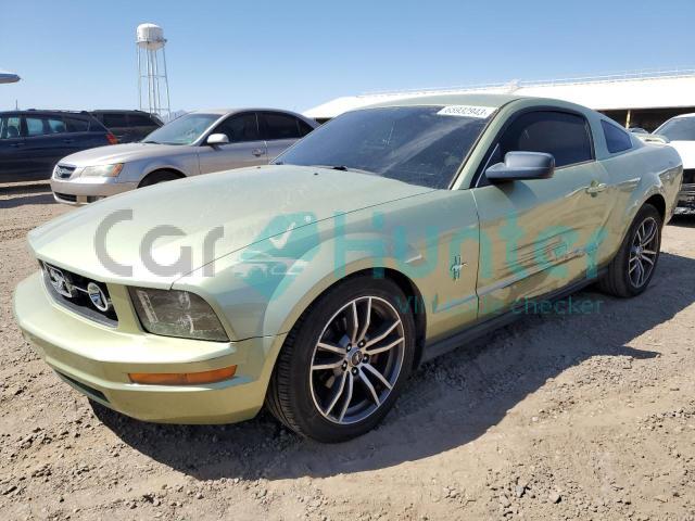 ford mustang 2006 1zvht80n365199347