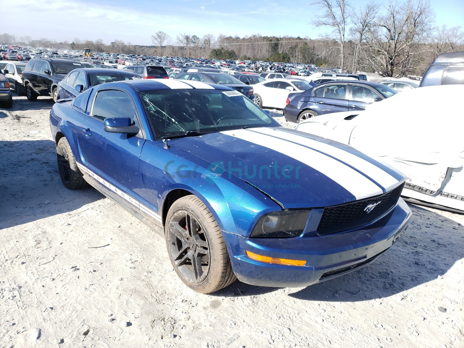 ford mustang 2008 1zvht80n585163503