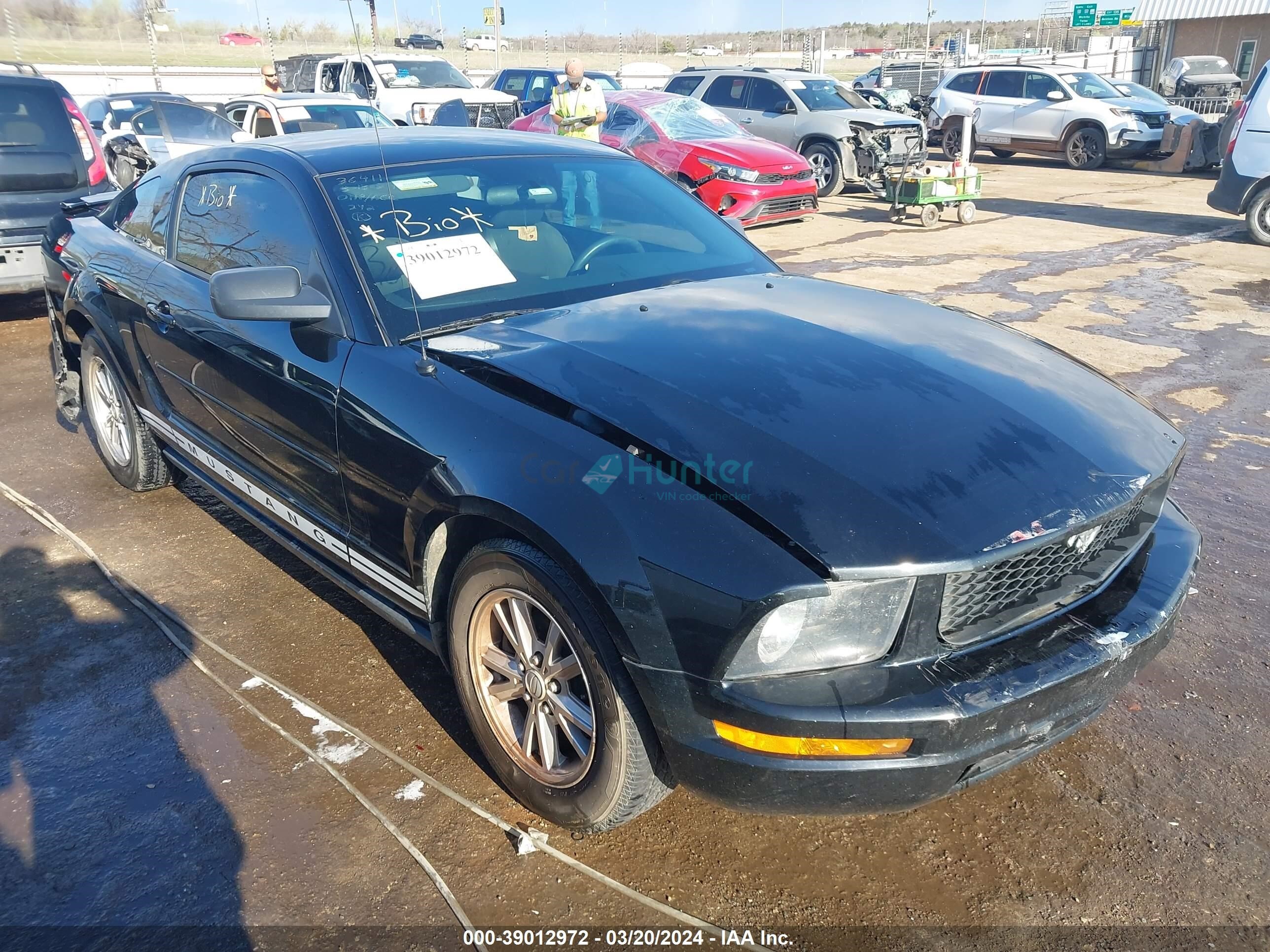 ford mustang 2008 1zvht80n585201263