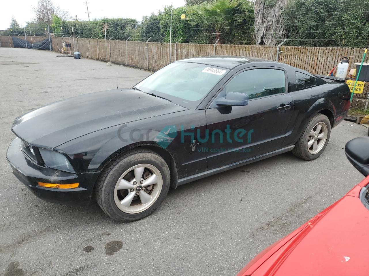 ford mustang 2007 1zvht80n675358038