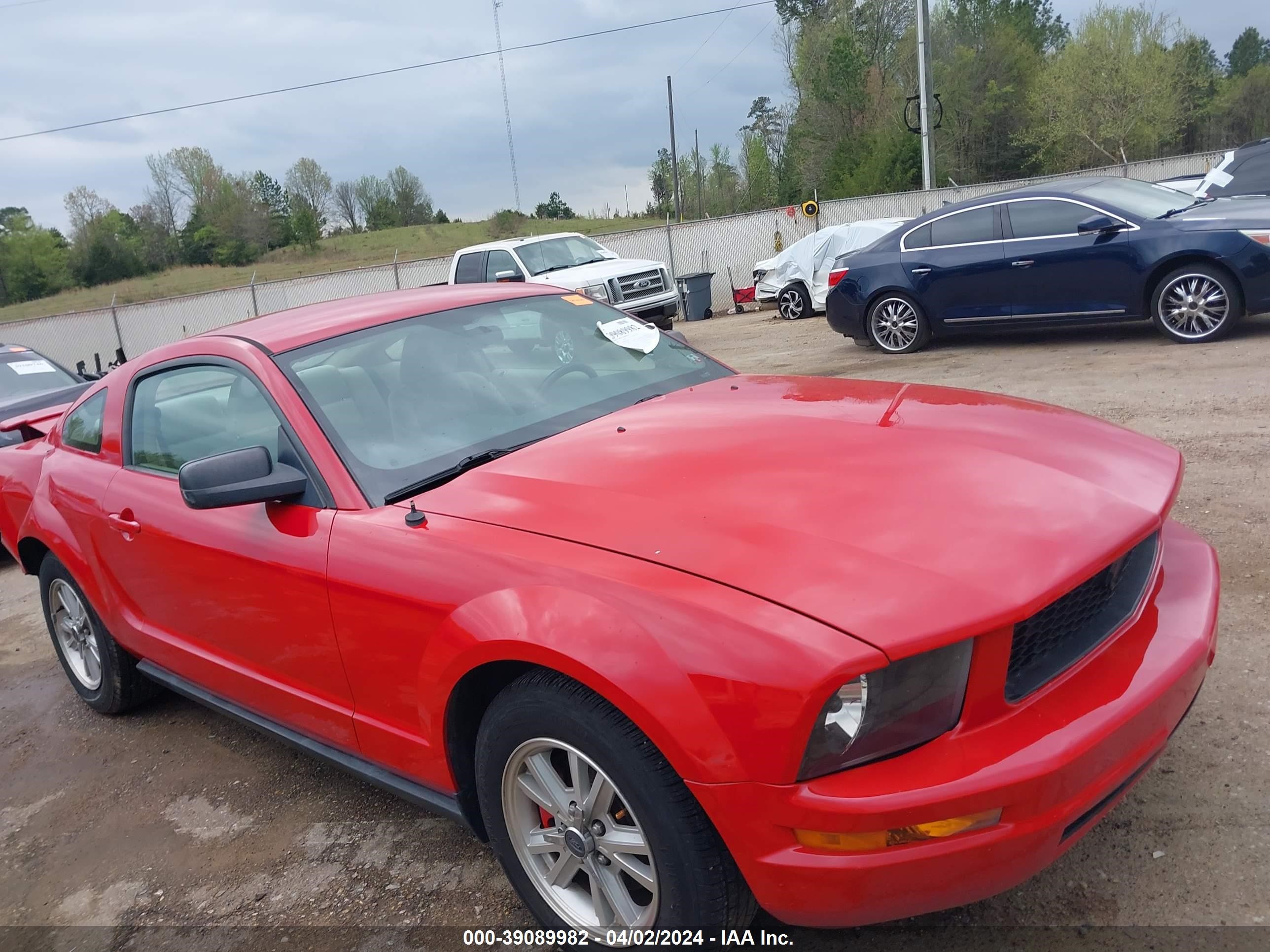 ford mustang 2007 1zvht80n875289708