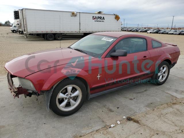 ford mustang 2007 1zvht80n875366299