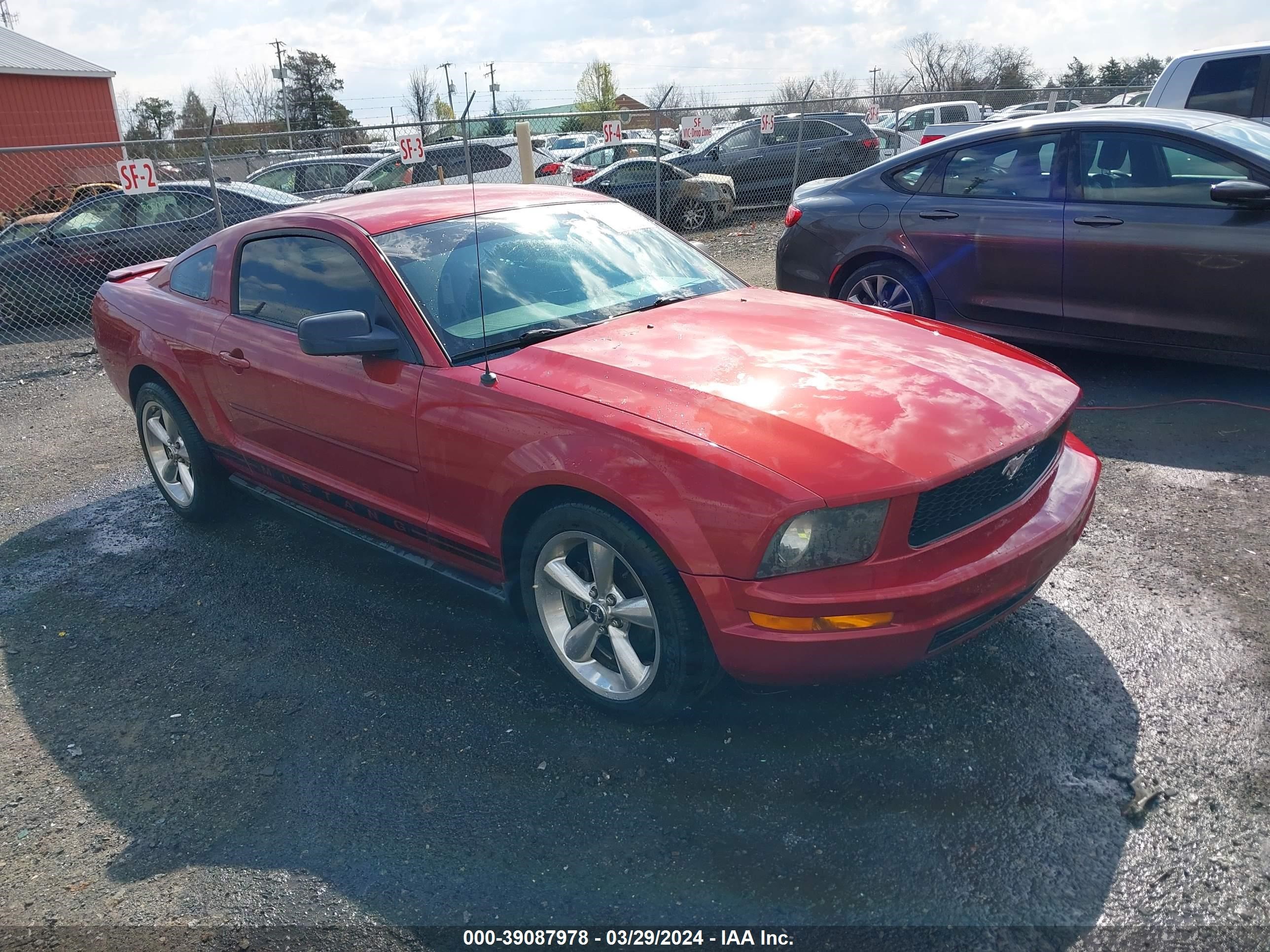 ford mustang 2008 1zvht80n985207003