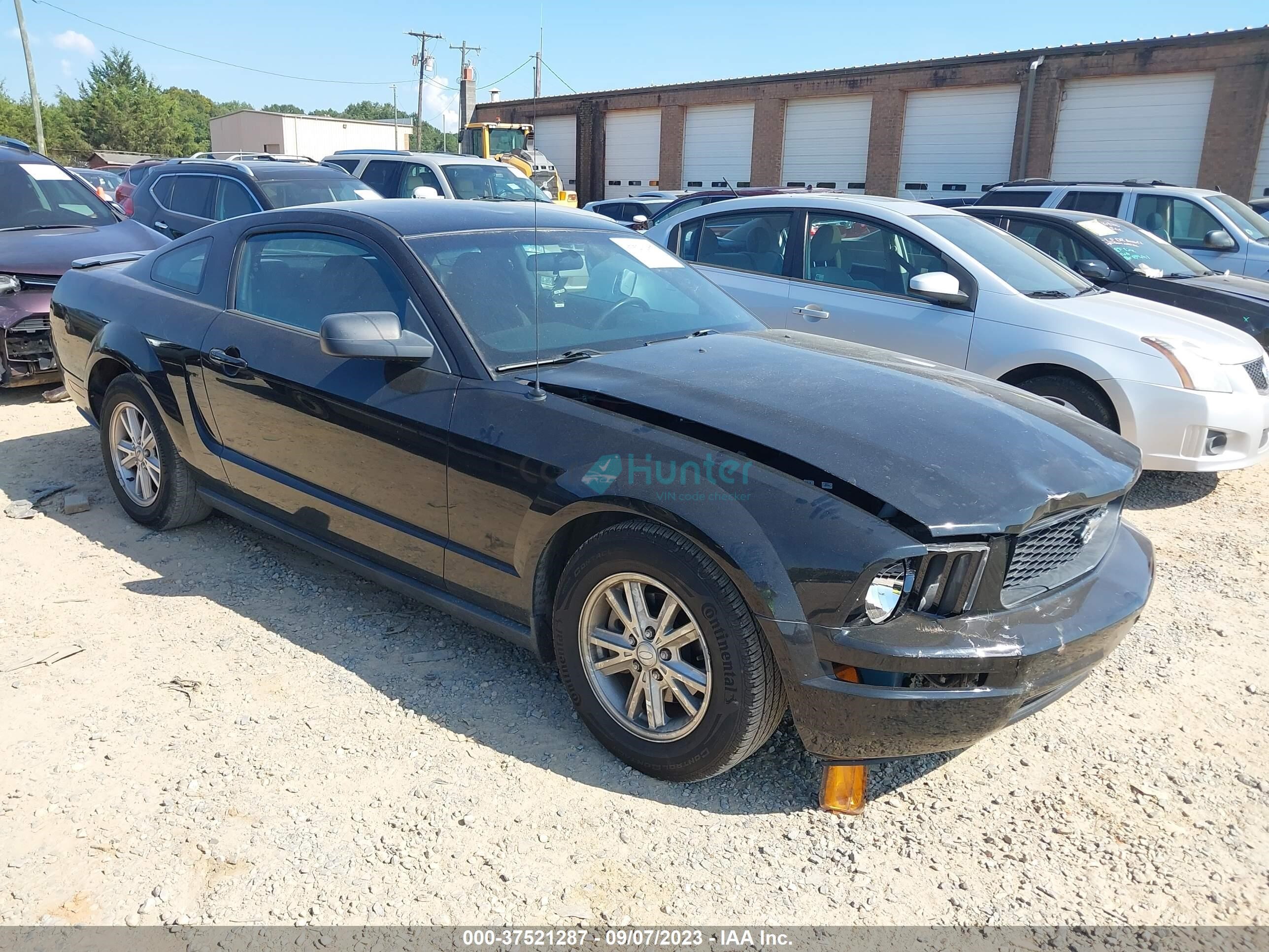 ford mustang 2007 1zvht80nx75274238