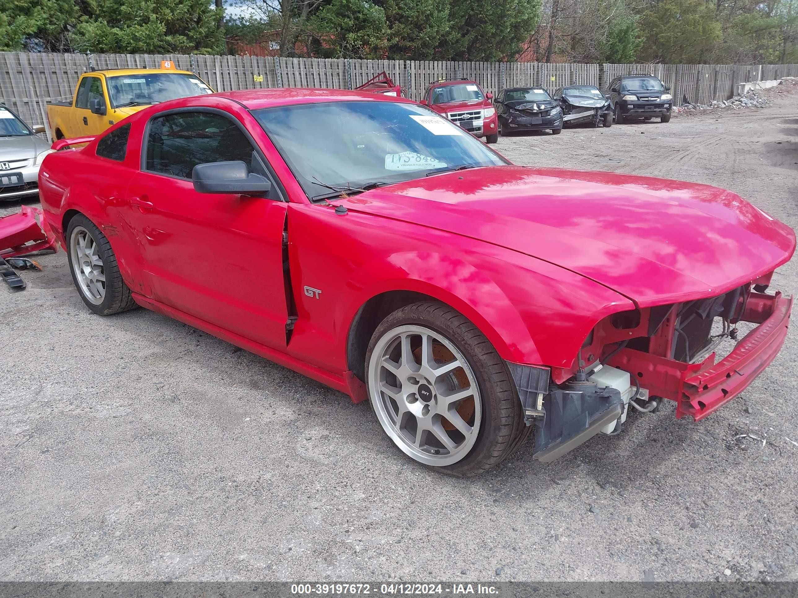 ford mustang 2005 1zvht82h055196833