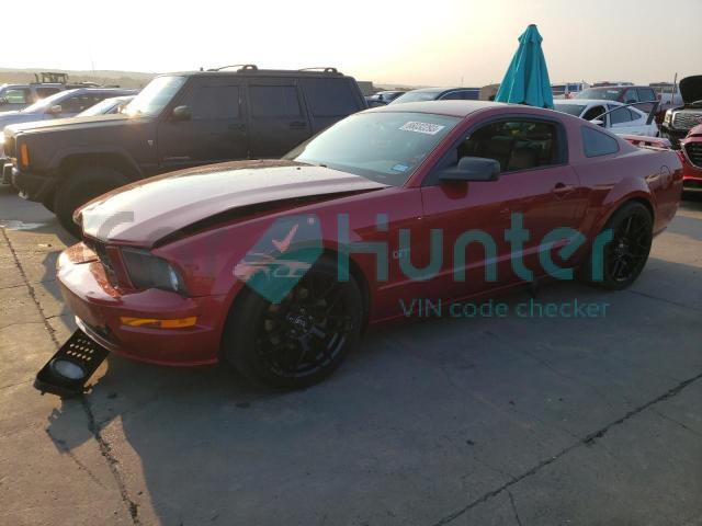 ford mustang gt 2007 1zvht82h075256385