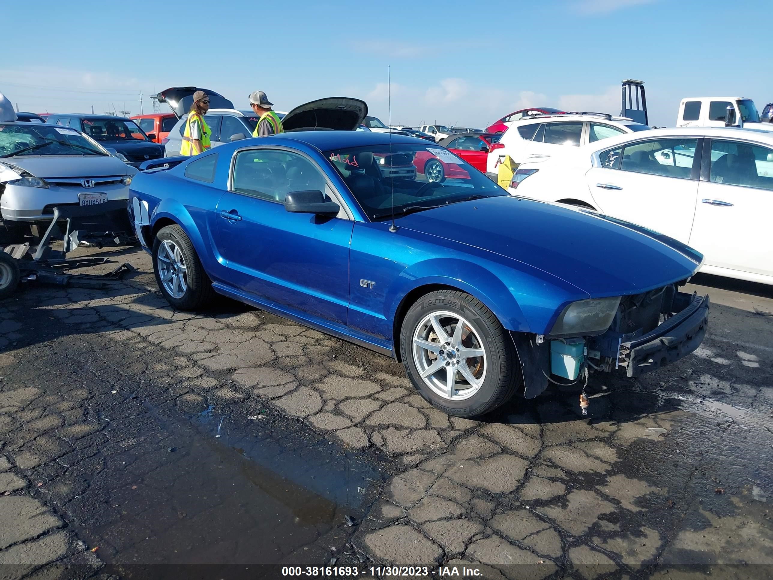 ford mustang 2007 1zvht82h375246692