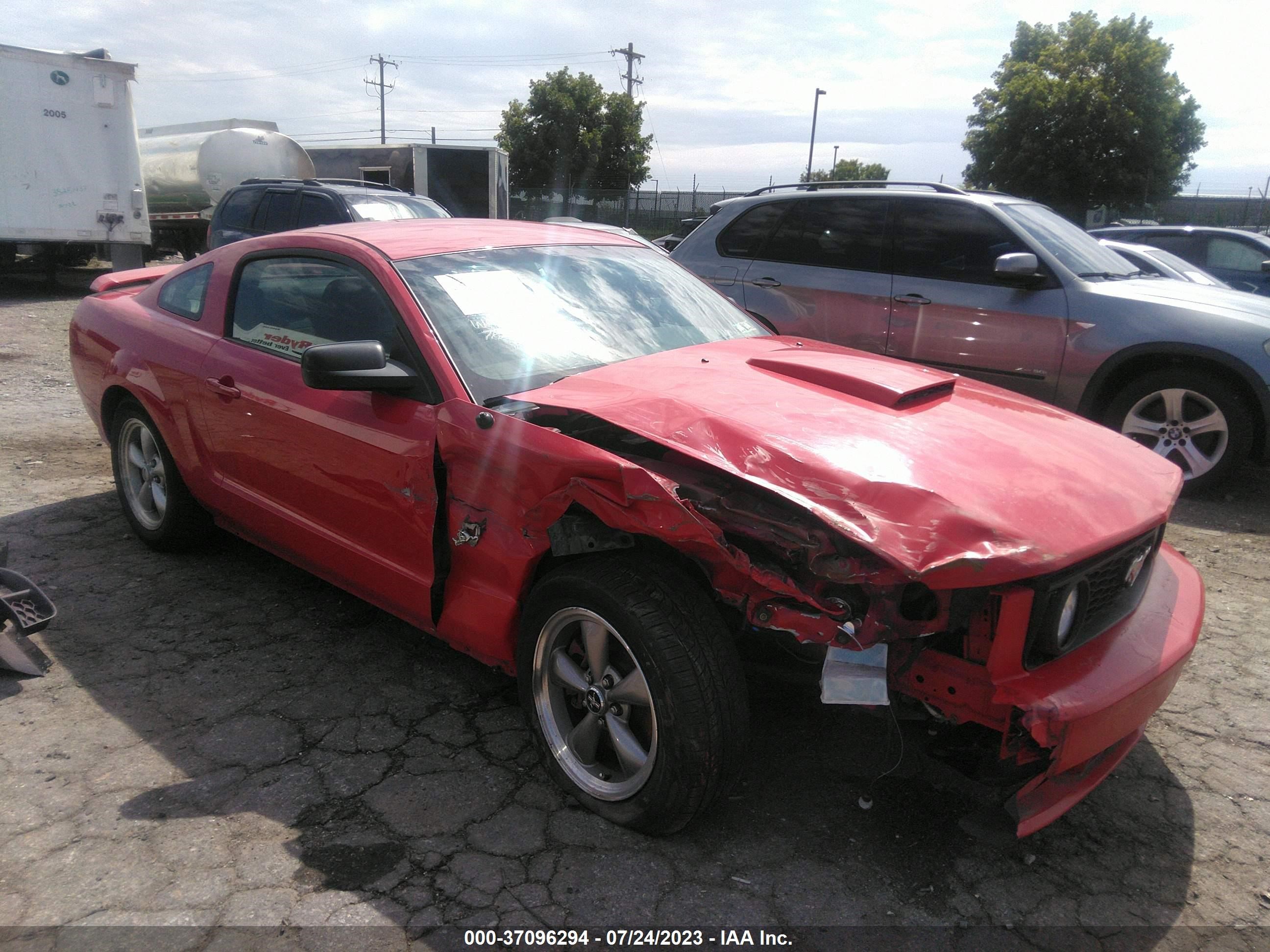 ford mustang 2009 1zvht82h595124743