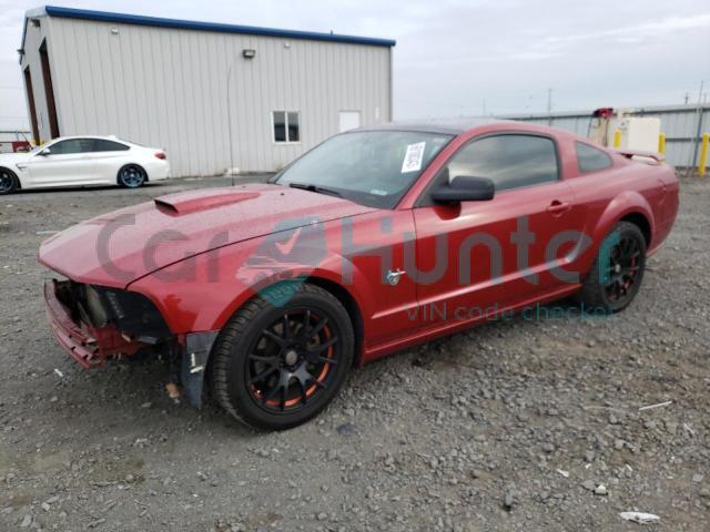 ford mustang 2009 1zvht82h695114481
