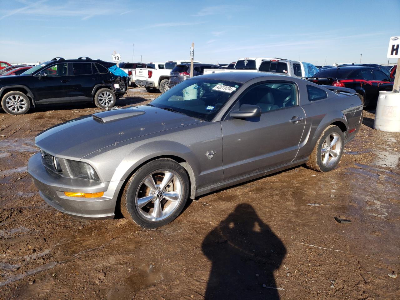 ford mustang 2009 1zvht82hx95145569