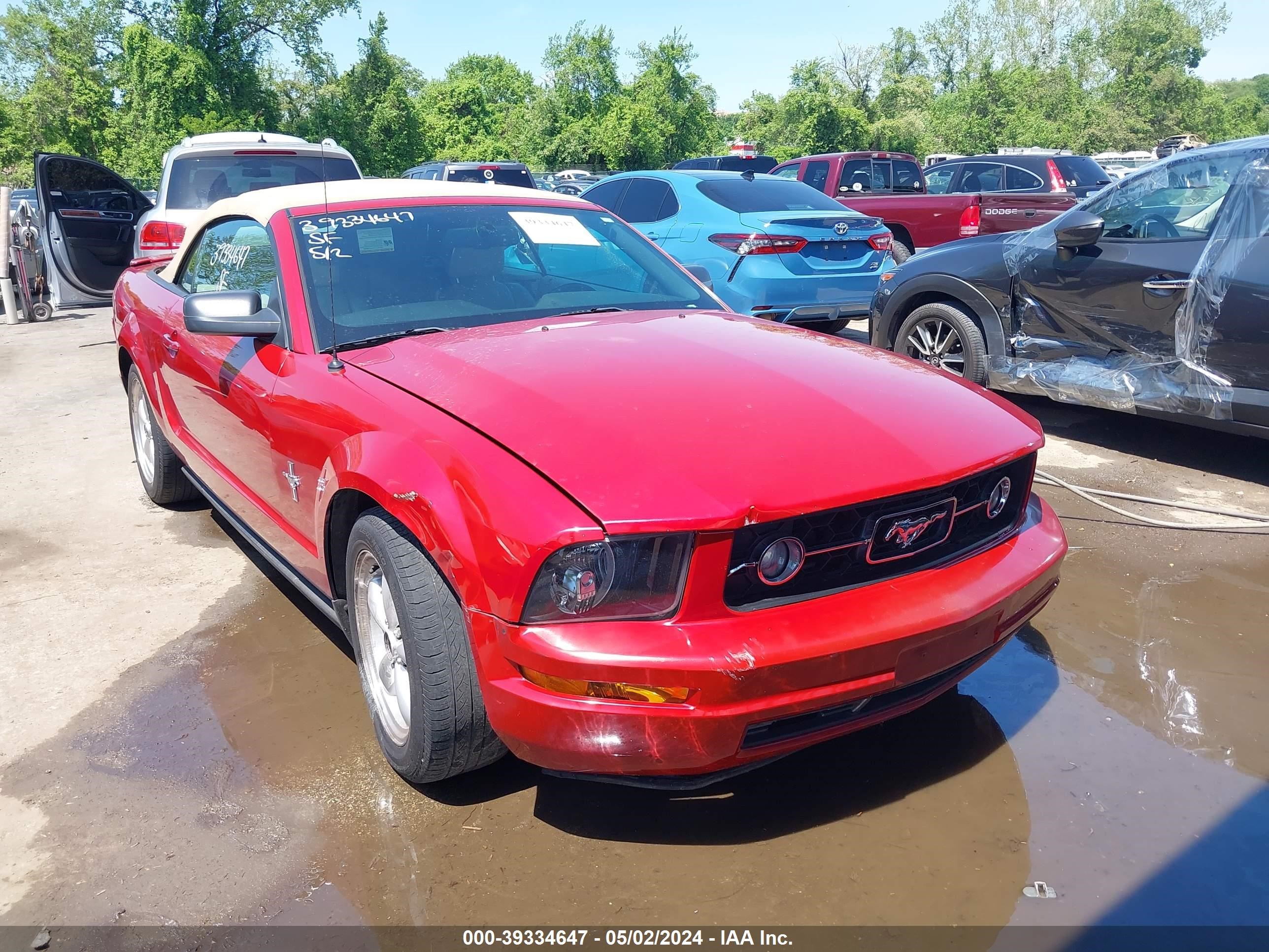 ford mustang 2008 1zvht84n285103429