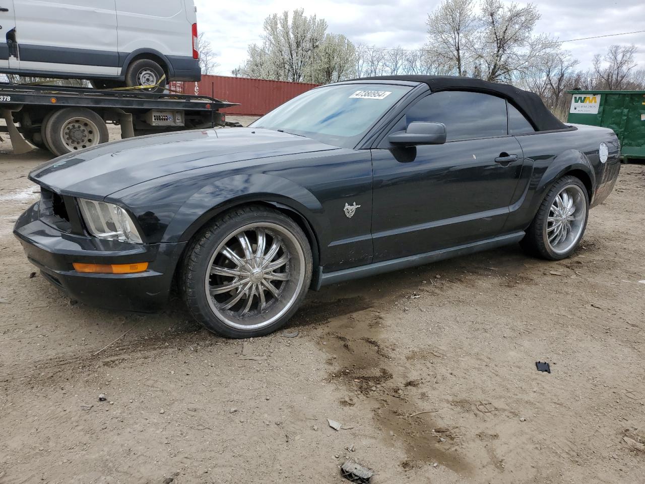 ford mustang 2009 1zvht84n495145666