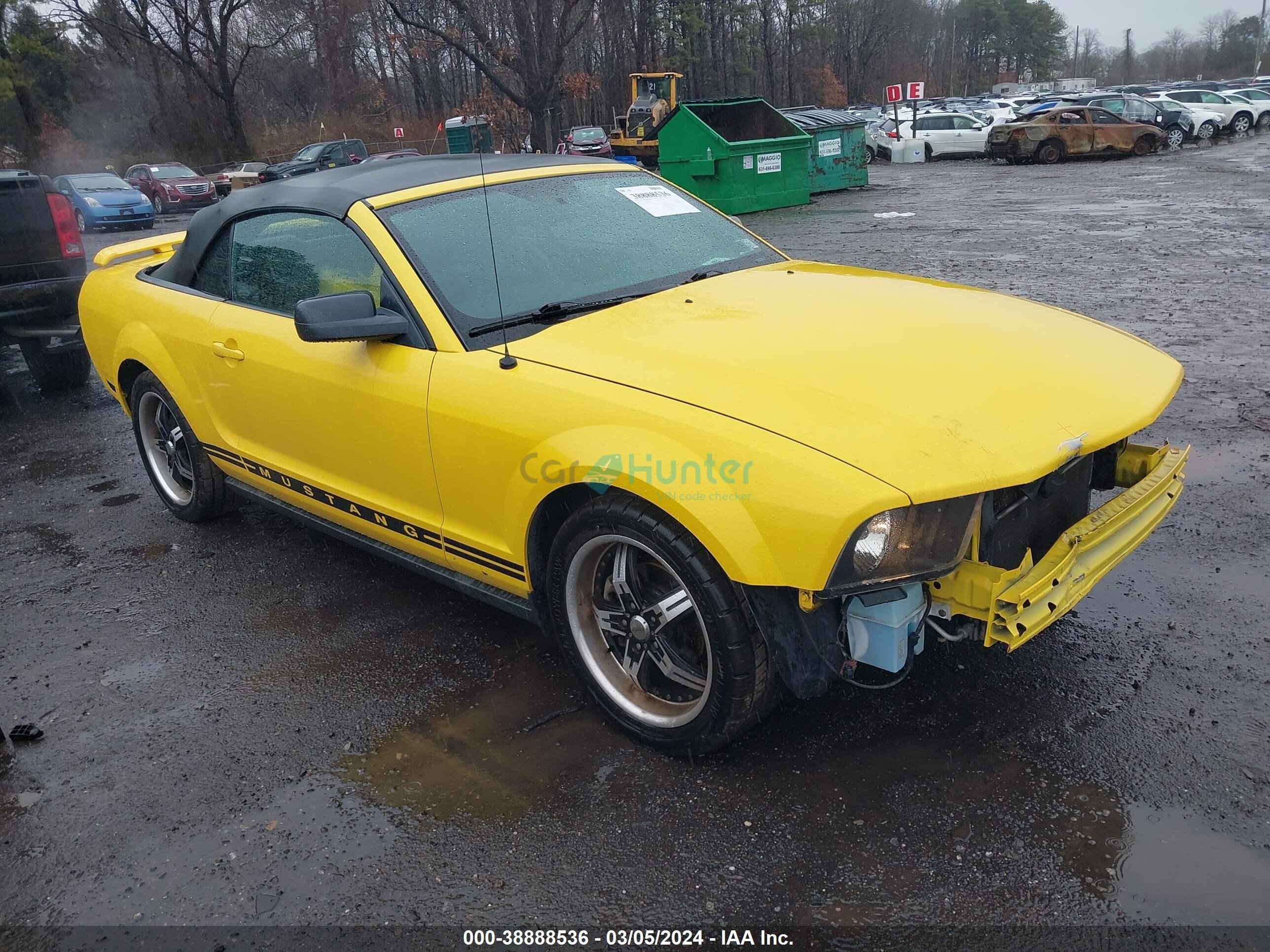 ford mustang 2006 1zvht84n665247711