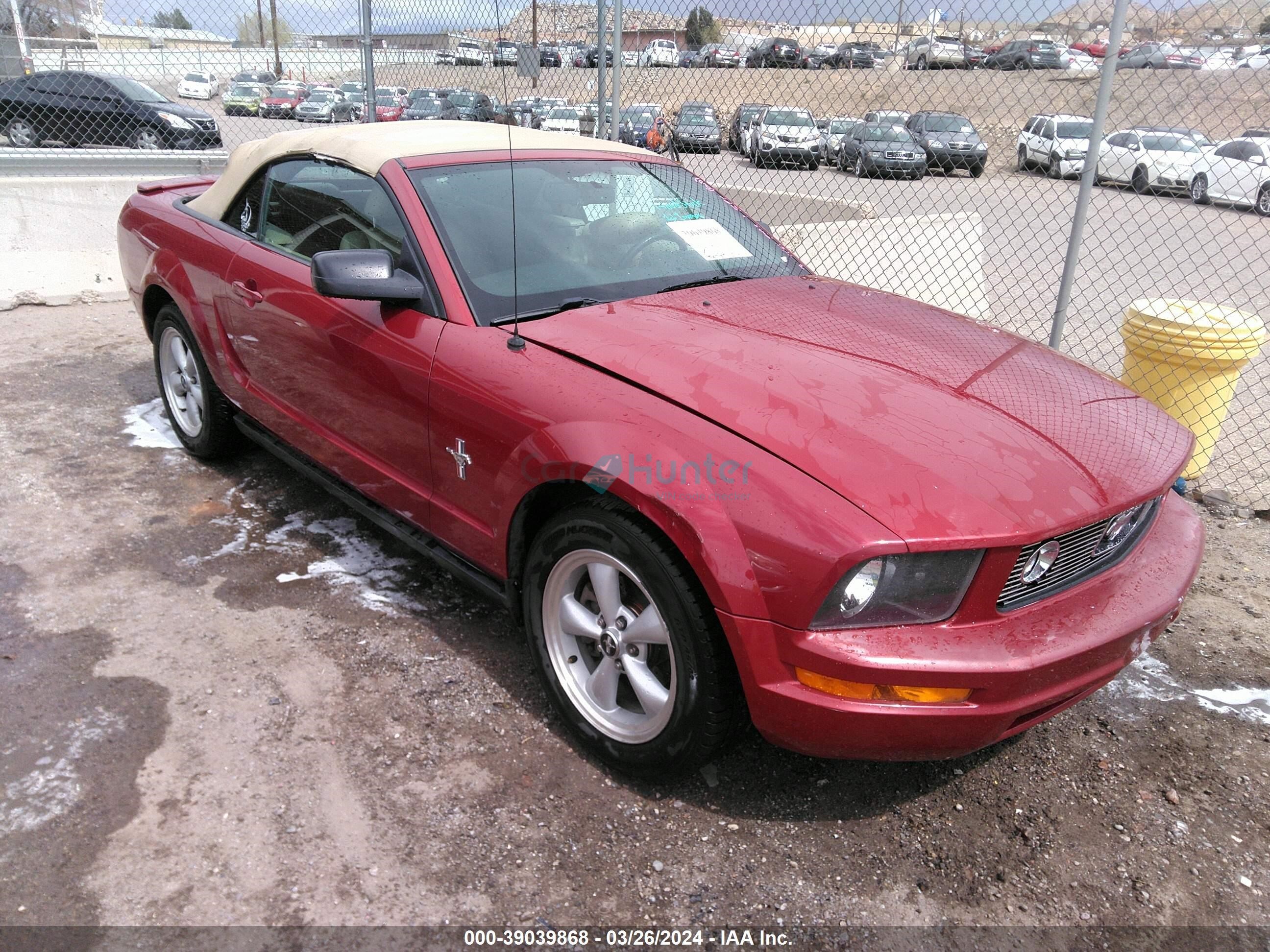 ford mustang 2008 1zvht84n885125385